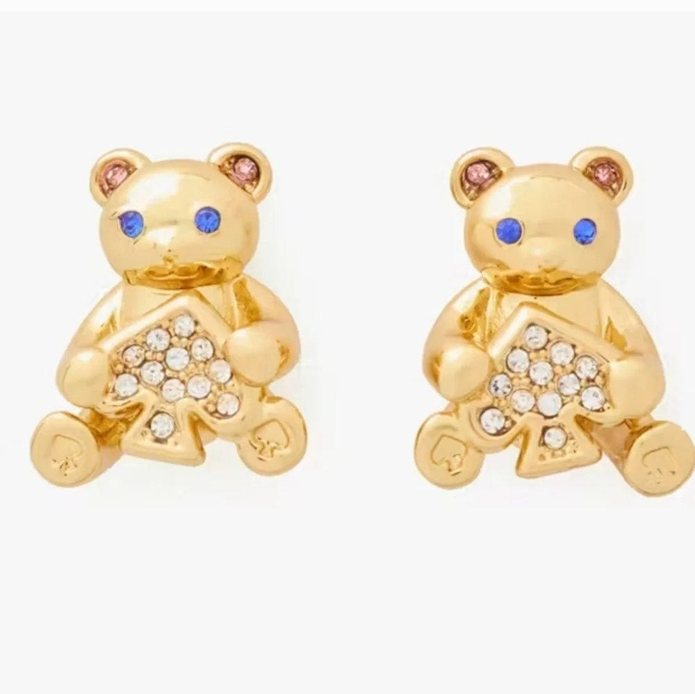 💛▪️Kate Spade▪️ Oh What Fun Spade Teddy Studs [$79 MSRP]